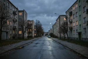 Szara ulica, wieczór - dzień jak co dzień