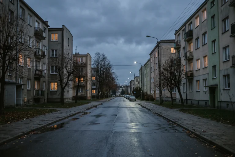 Szara ulica, wieczór - dzień jak co dzień
